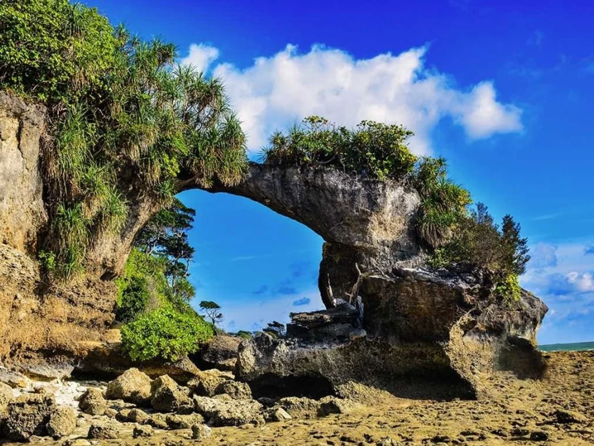 Natural bridge in Neil Island