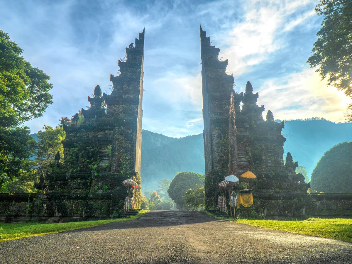Handara Gate Bali in Indonesia