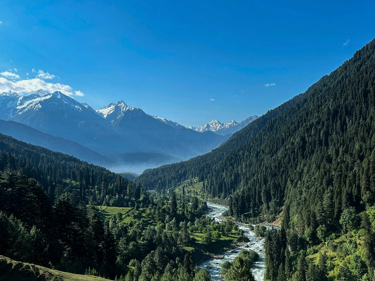 Scenic Himalayas Landscape in Pahalgam, Kashmir