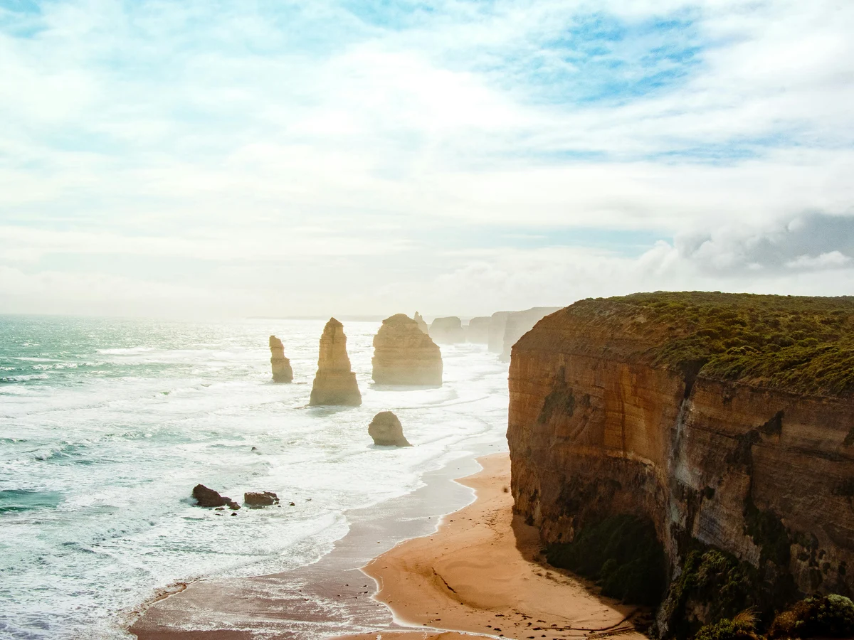 Scenic View of the Twelve Apostles in Australia