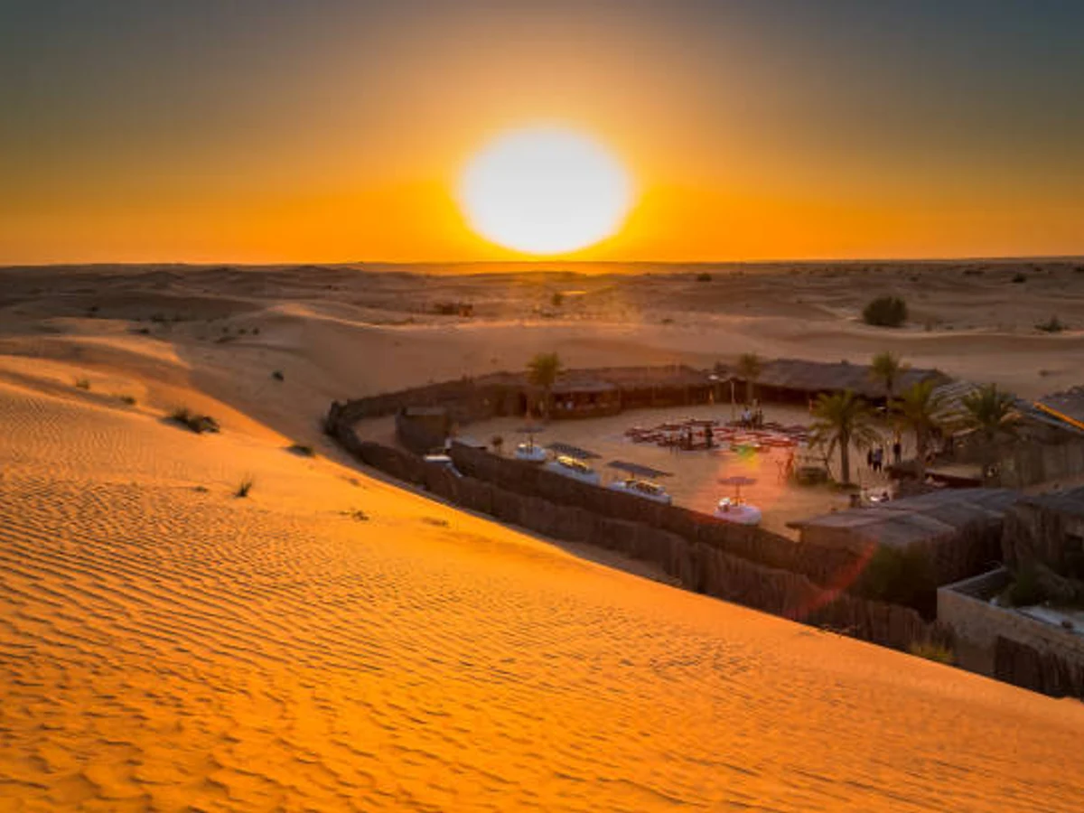 Camp in the Desert, Dubai, United Arab Emirates