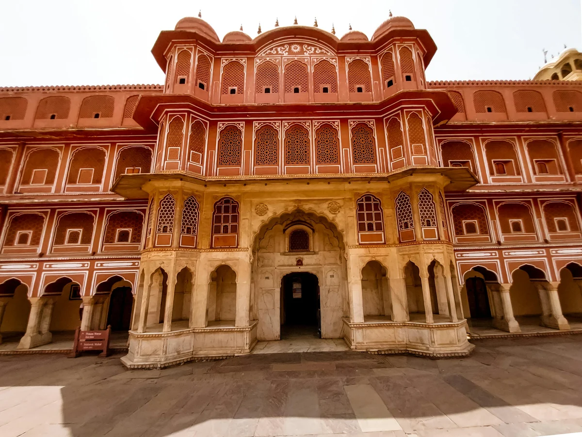 View of the City Palace in Jaipur, India