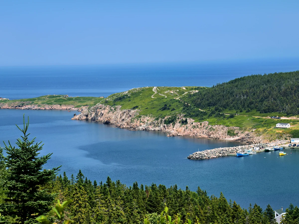 Scenic Coastal View of Nova Scotia Bay, Nova Scotia, Canada