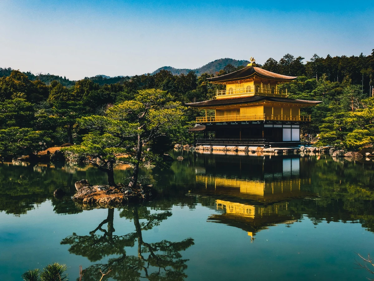 Templo dorado, Kioto, Prefectura de Kioto, Japón