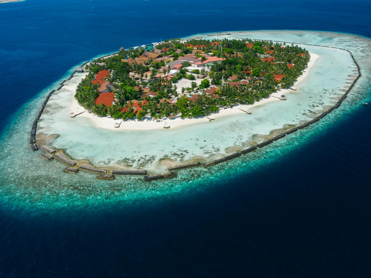 Drone Shot of an Island
