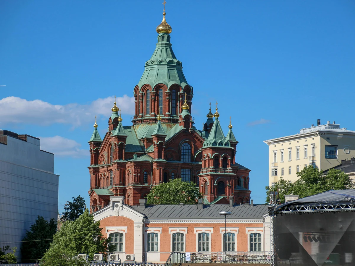 Uspenski Cathedral in Helsinki, Finland
