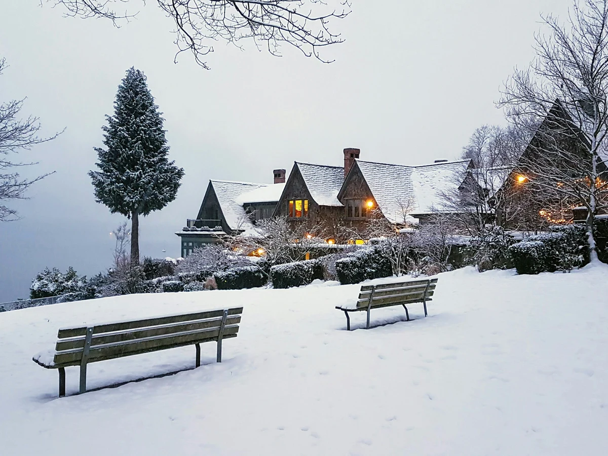 Margaret Pigott Park in the winter, Vancouver, BC, Canadá