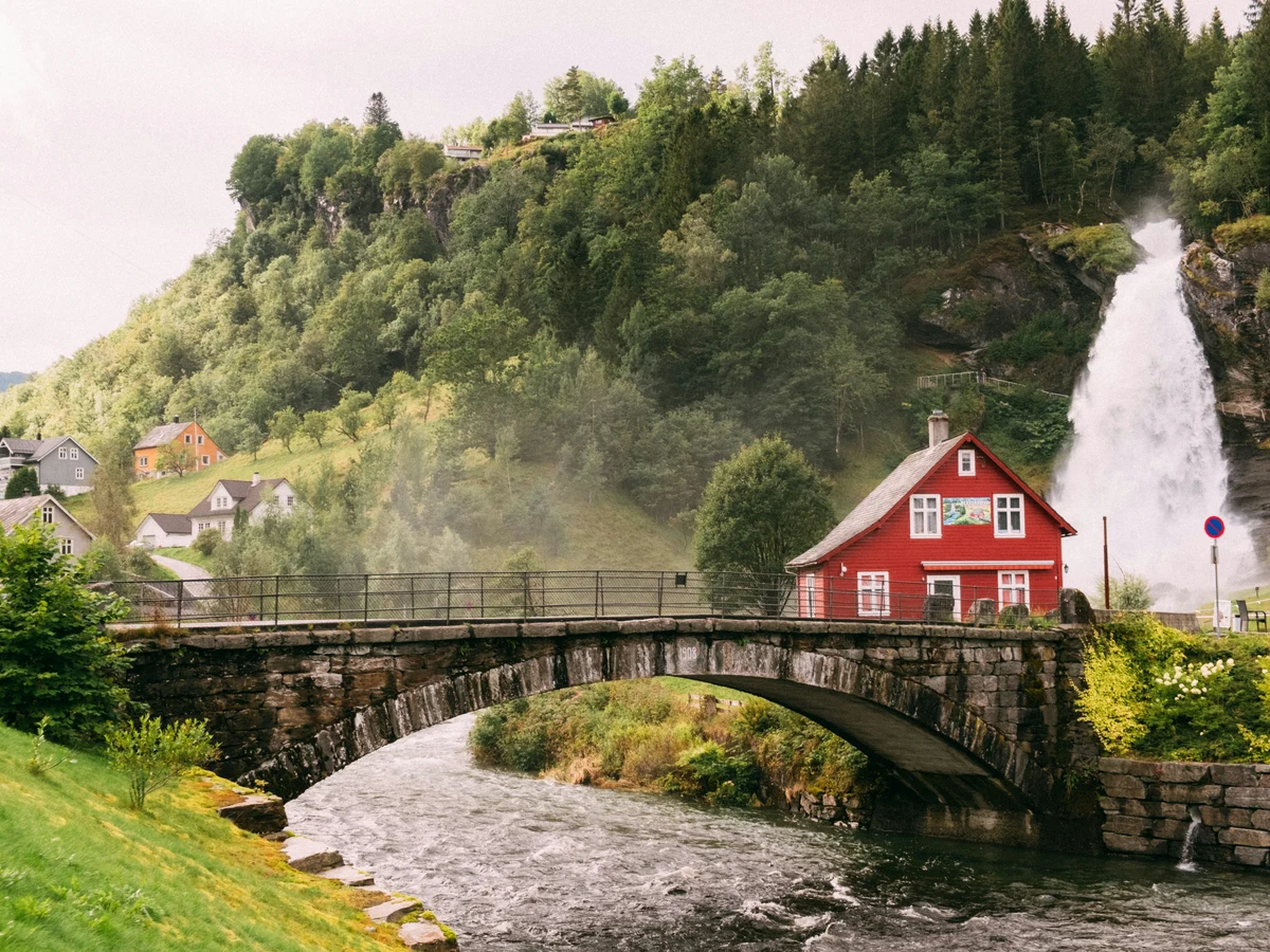 Steinsdalsfossen, Norheimsund, Norway
