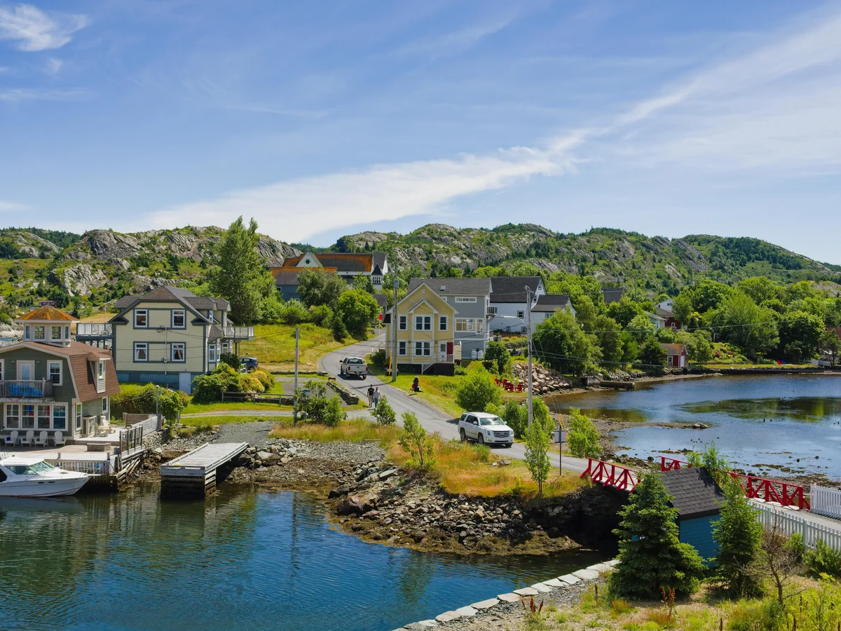 Coastal Village in Brigus, NL, Canada