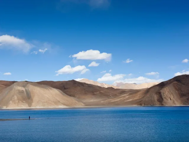 pangong tso the blue lake ladakh