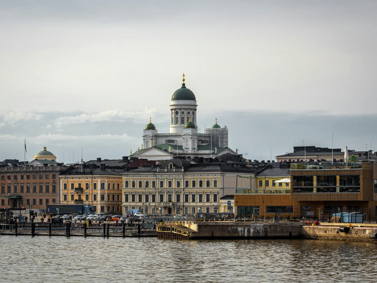 Cathedral over Buildings in Helsinki