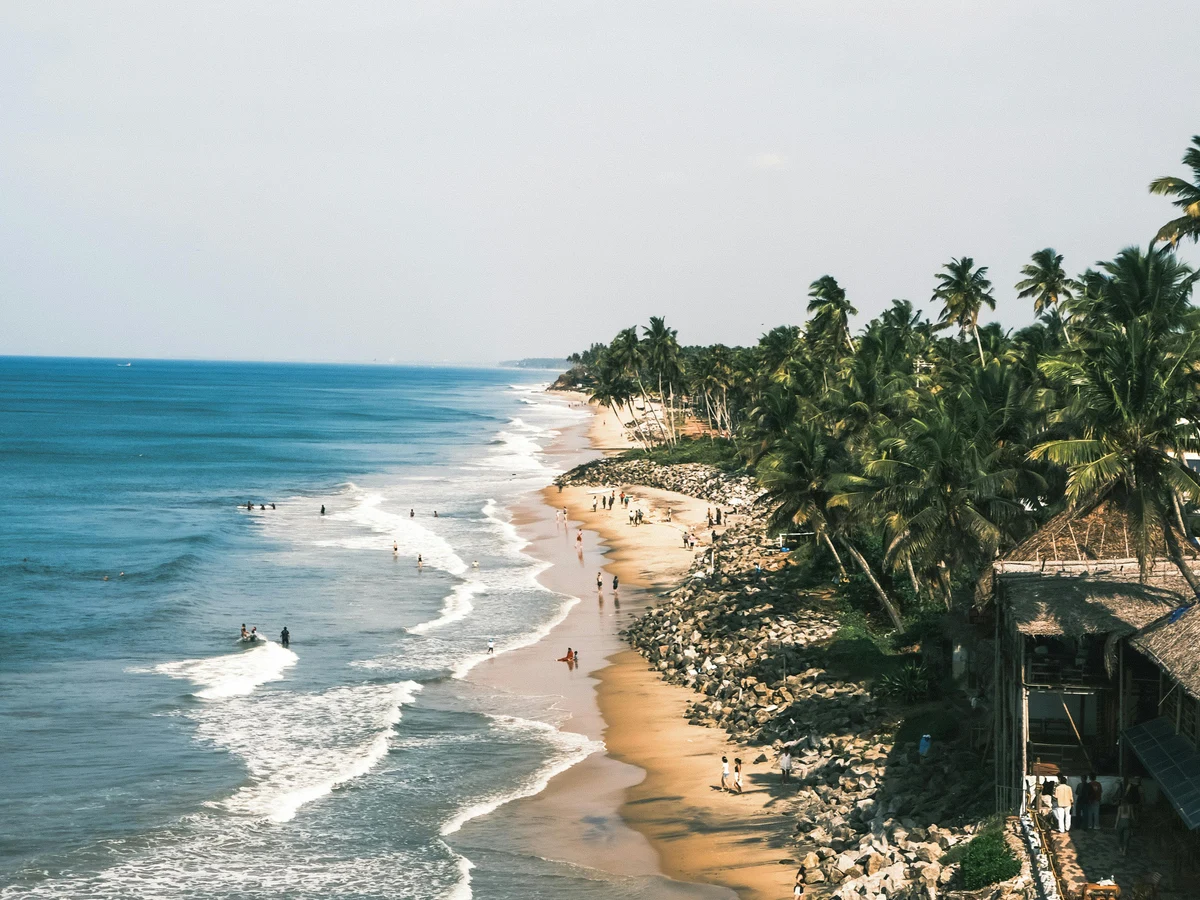 Colorful Varkala Beach