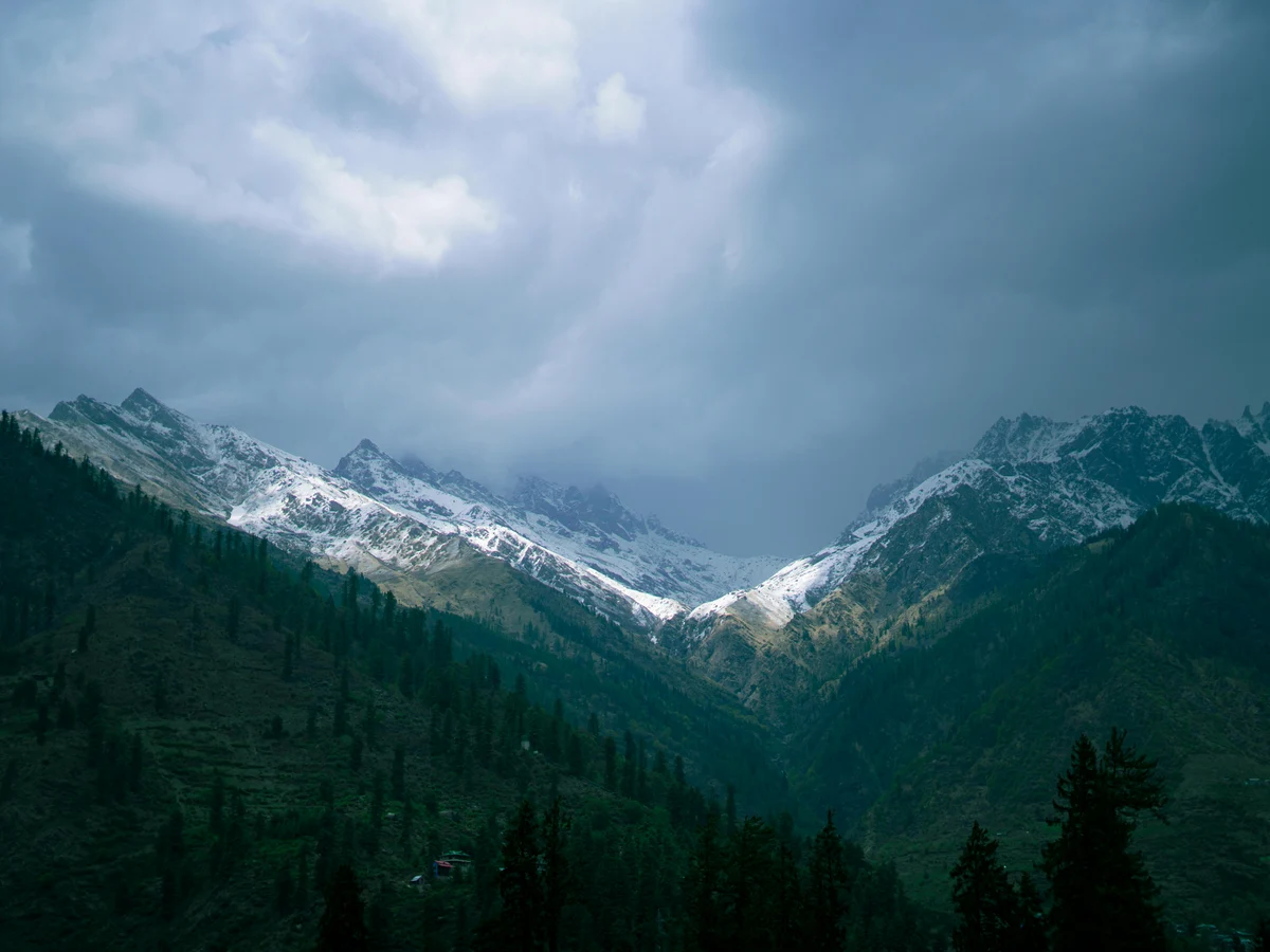 Majestic Snowcapped Mountains