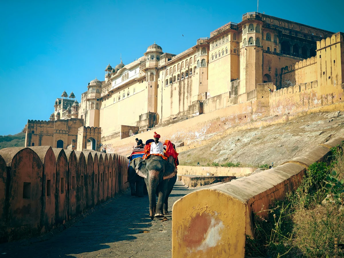 Elephant Ride at Amber Fort, Jaipur