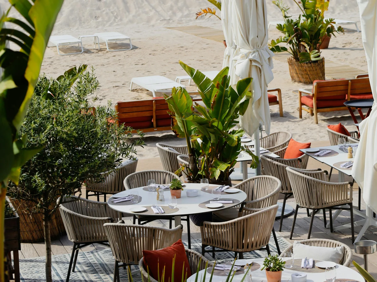 Tropical Cafe on the Beach