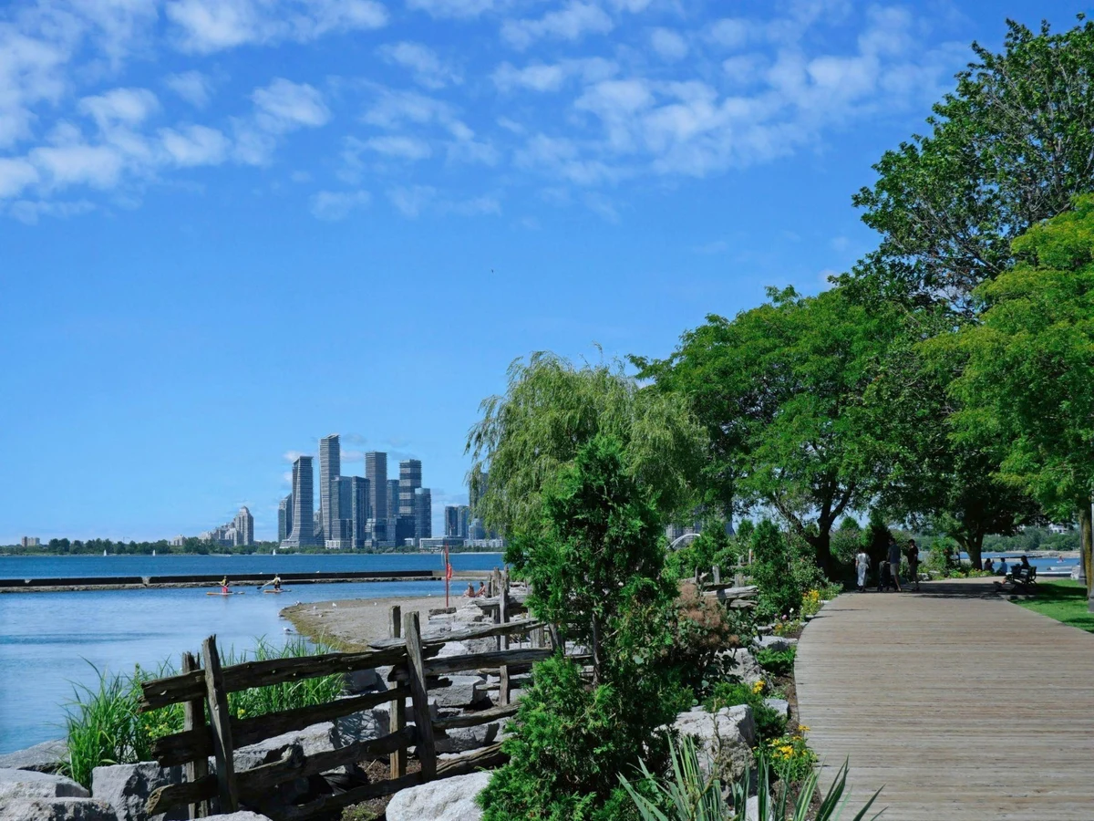 Lake Ontario waterfront in Toronto