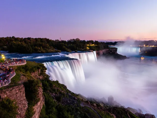 Niagara Fall Landscape View Night View Light Show