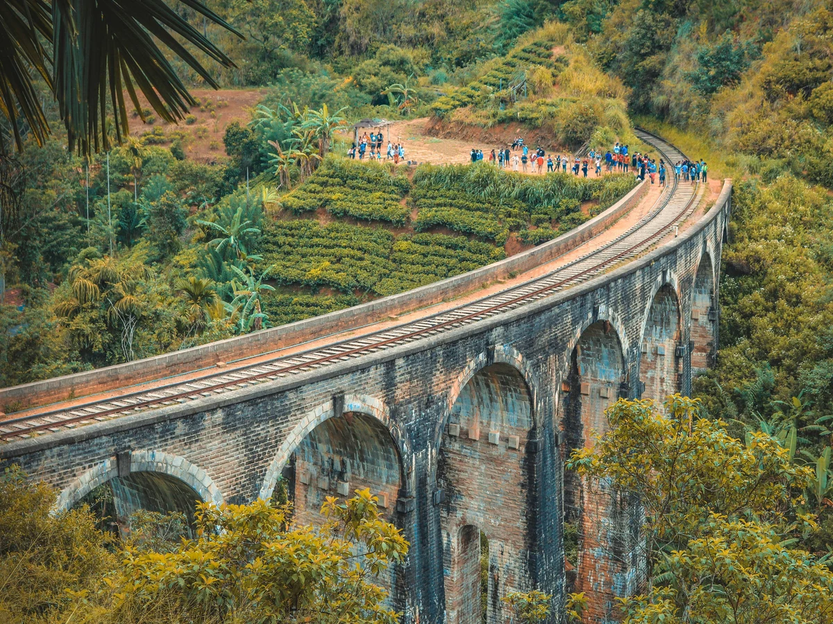 Nine Arches Bridge in Ella, Sri Lanka