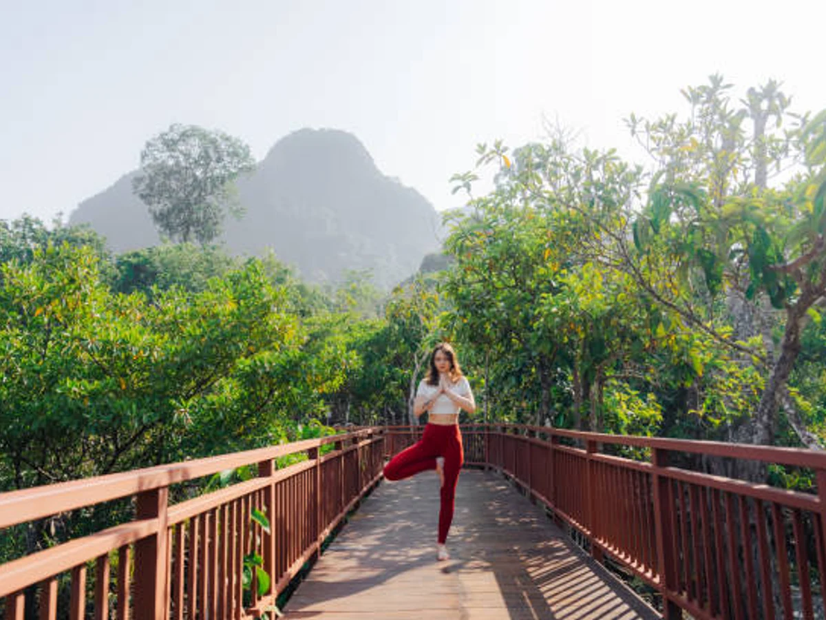 Yoga, Morning, Phuket Thailand,