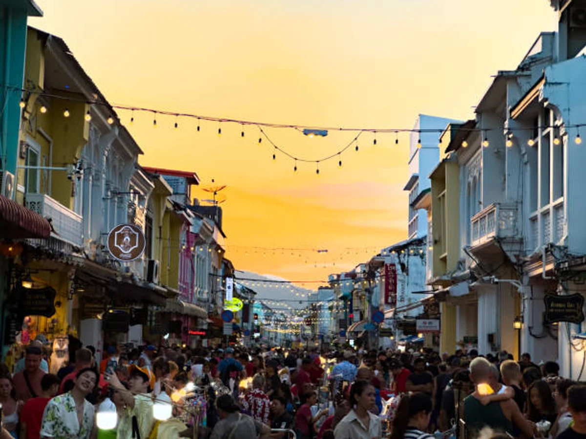 Phuket Walking Street night market in Phuket