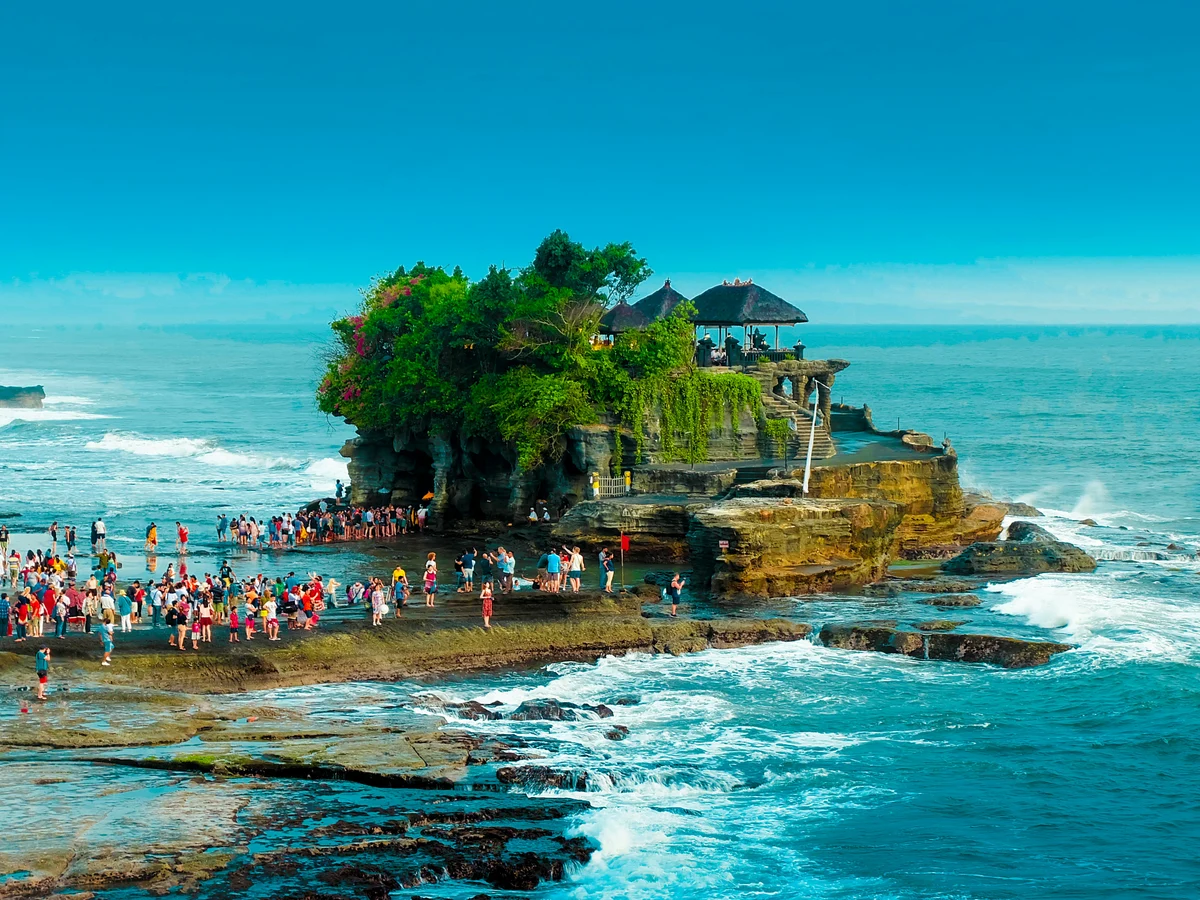 Tanah Lot Temple in Bali, Indonesia