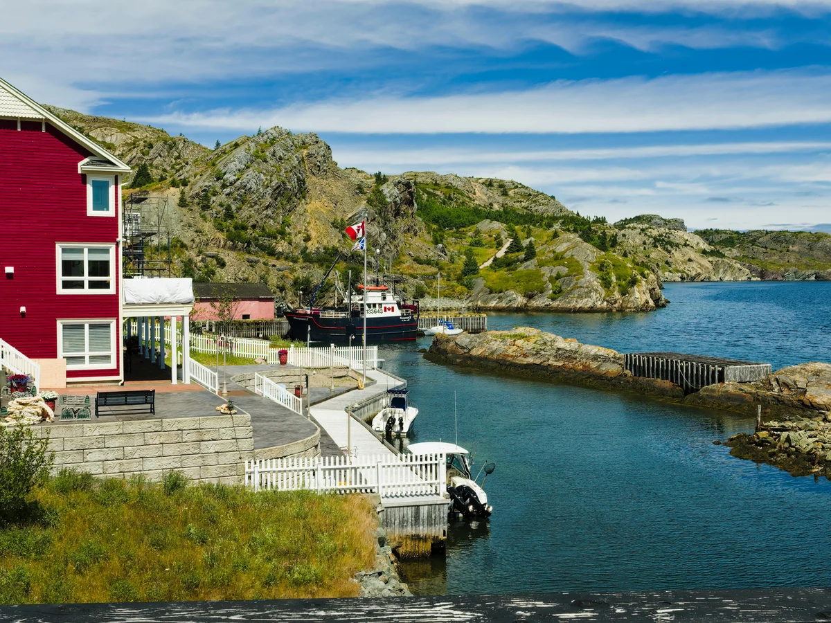 Boat and Building, Brigus, NL, Canada