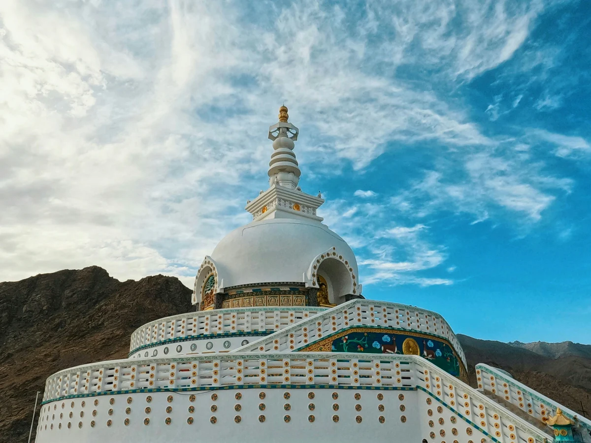 Shanti Stupa, Leh