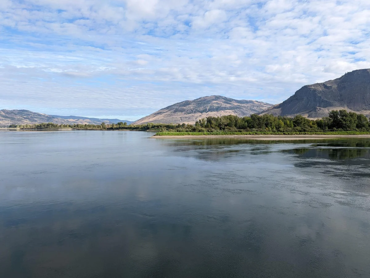 Thompson River in Kamloops, Canada