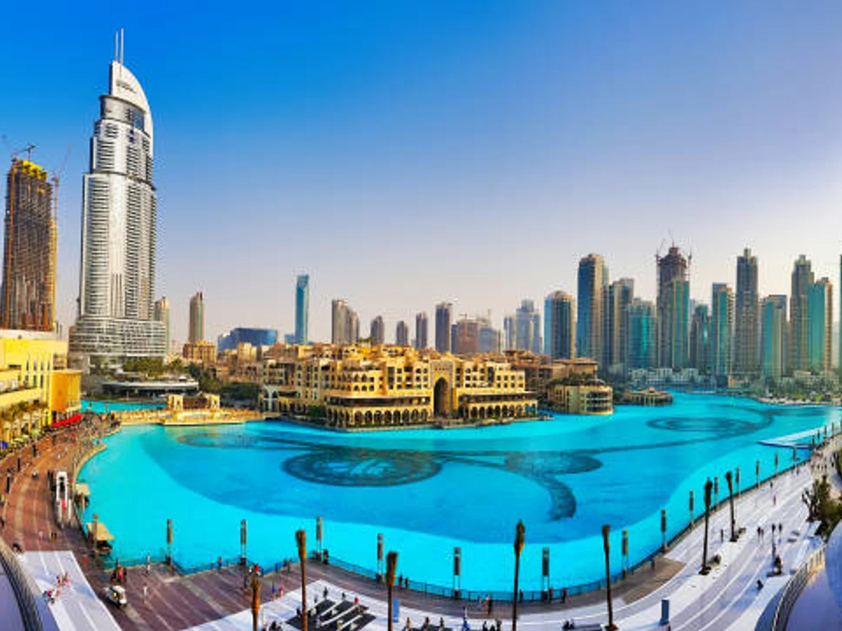 Generic dubai urban and modern panoramic skyline