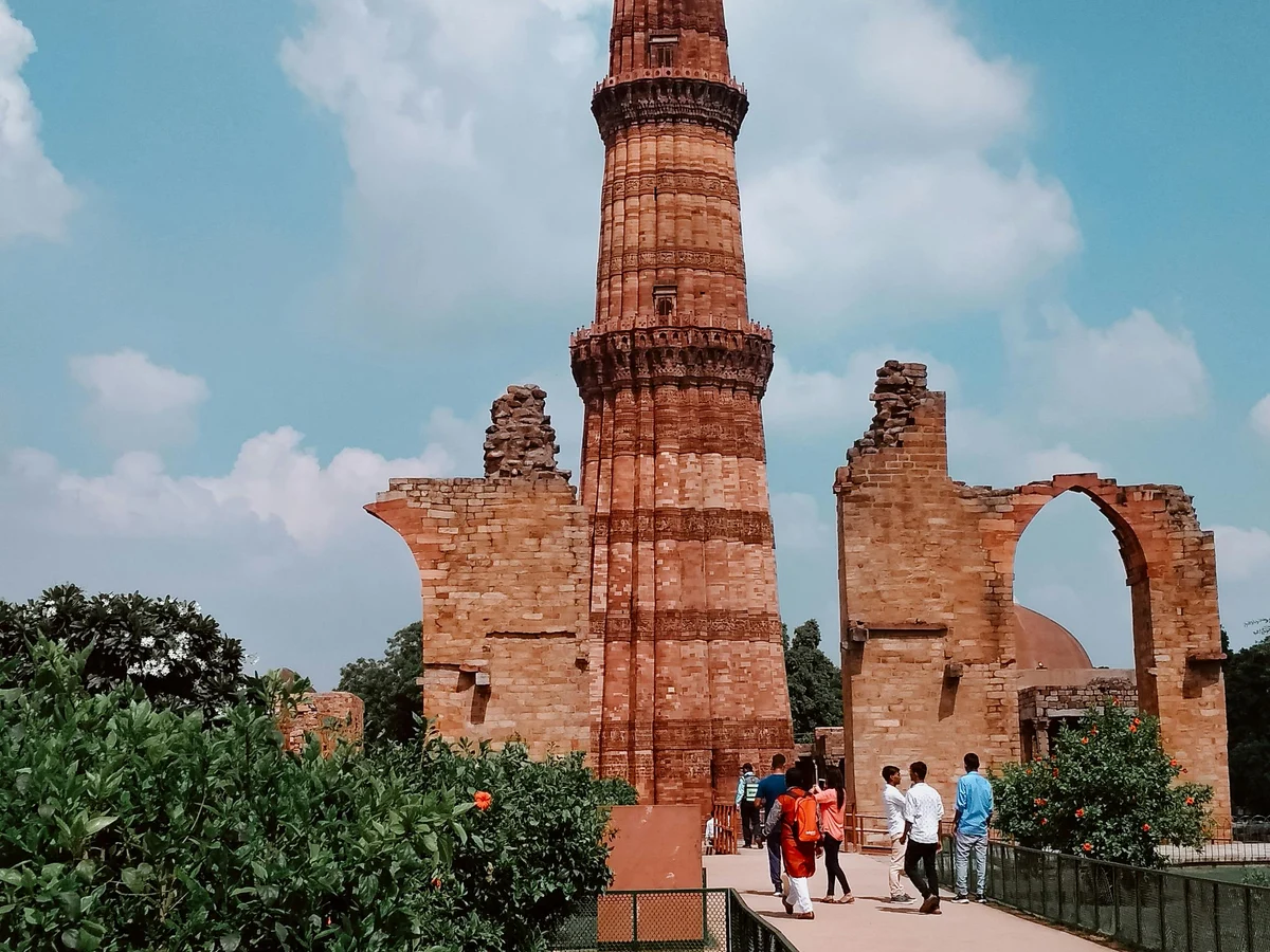 Qutb Minar in New Dehli, India