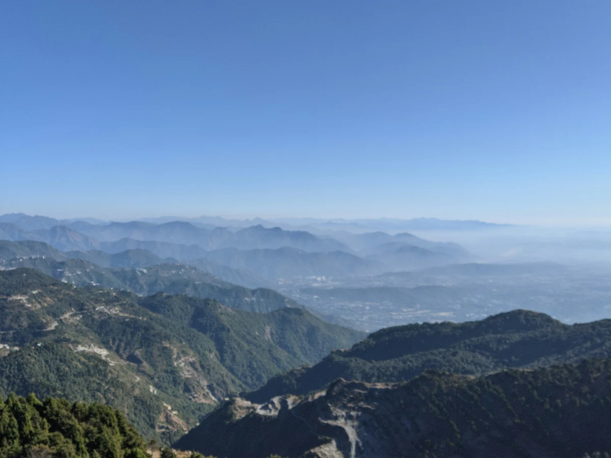 Mussoorie mountain view