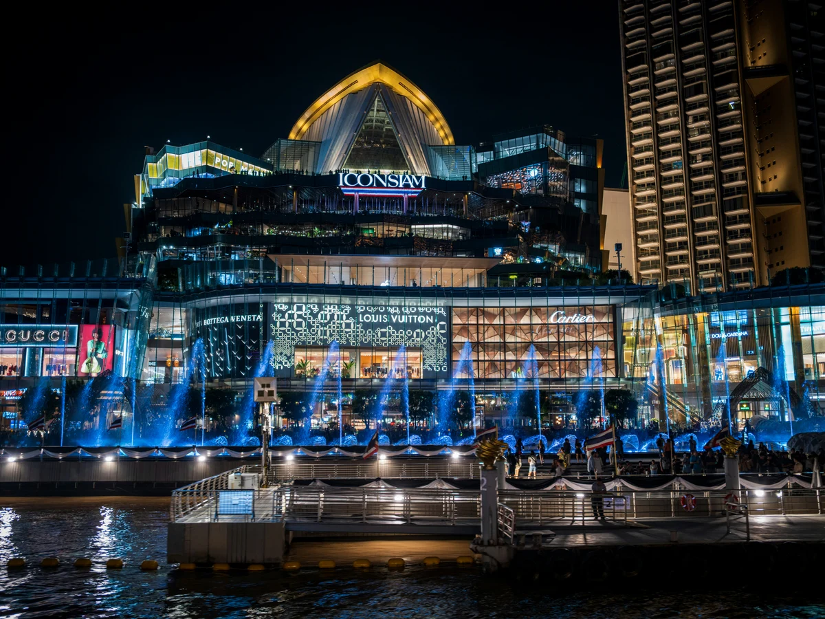 Iconsiam, shot from the Chao Phraya side, Bangkok