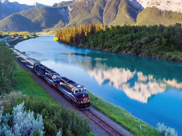 The Rocky Mountaineer train